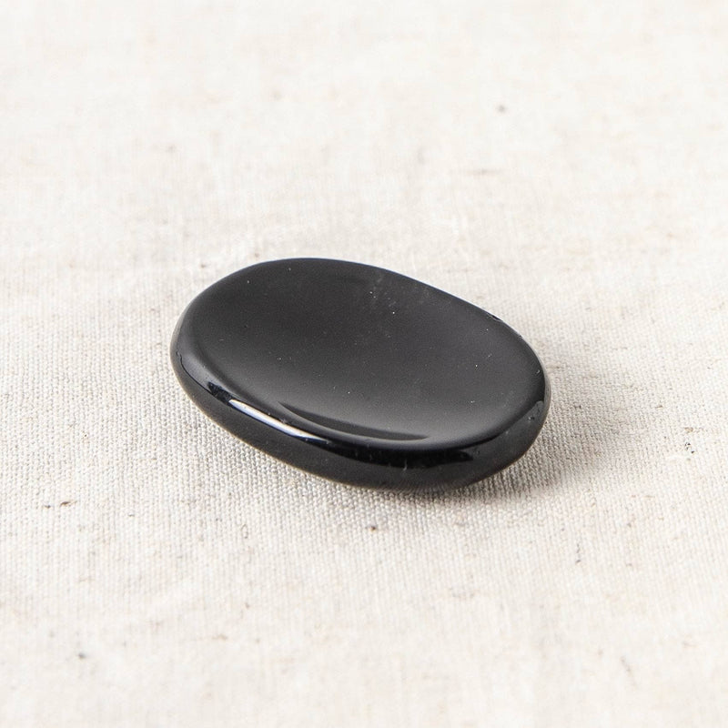 Black Obsidian Worry Stone