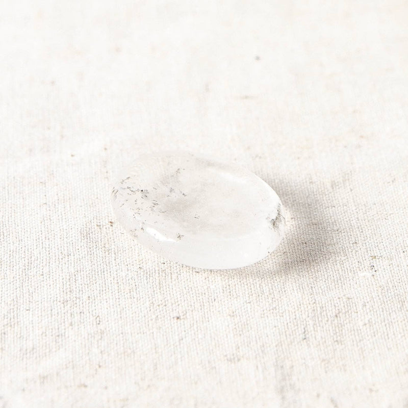 Clear Quartz Worry Stone