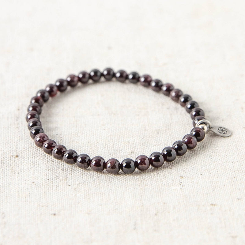 Gemstone Red Garnet Bracelet, For Healing at Rs 190/piece in Anand | ID:  23017991391