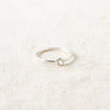 Clear Quartz Silver Ring