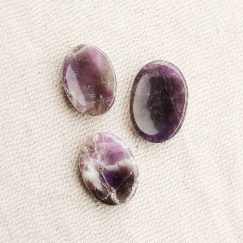 Amethyst Worry Stone