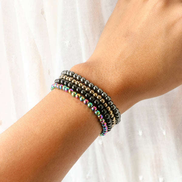 Energy Protection Bracelet Set For Negativity, EMF Tiny Rituals