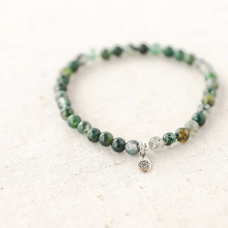 Moss Agate Energy Bracelet