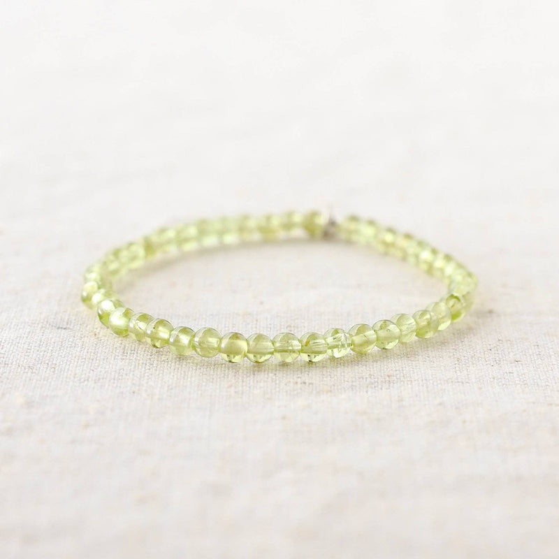 Peridot Bracelet 6 mm - to Heal the Healer and Aid Transformation
