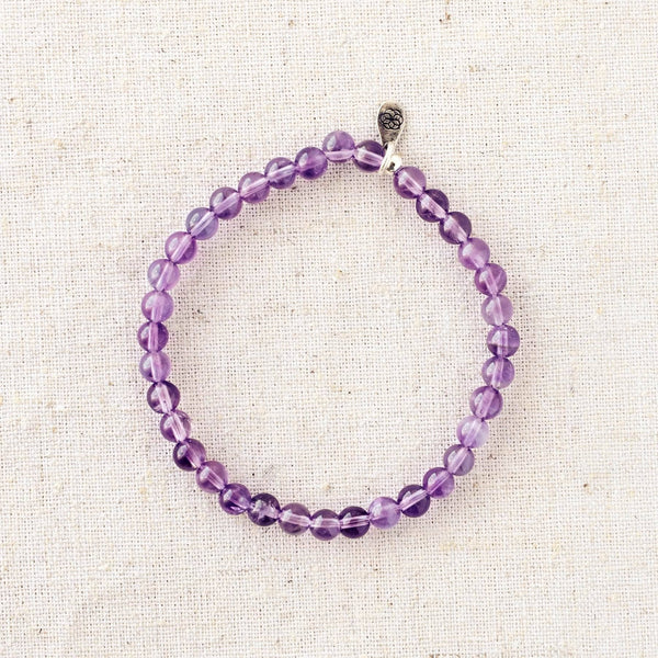 Amethyst Bead Bracelet - Find Your Clarity | Tiny Rituals