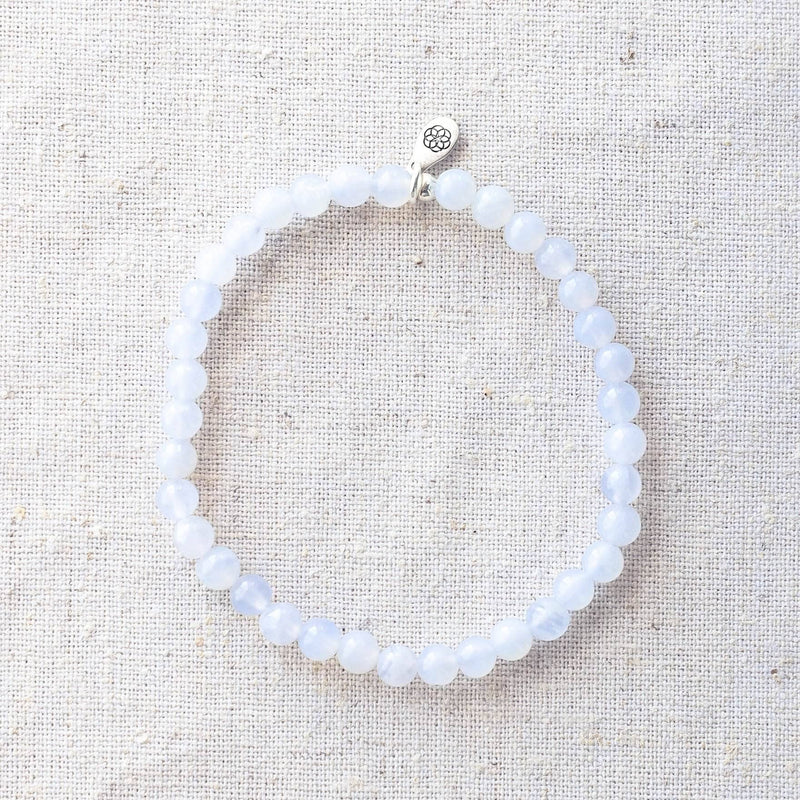 Blue Chalcedony Energy Bracelet