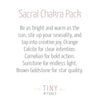 Sacral Chakra Pack