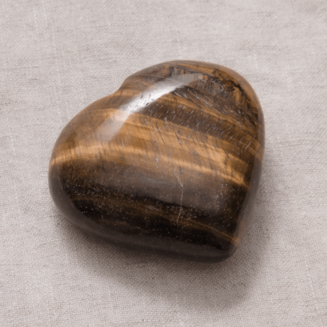 Tiger Eye Heart