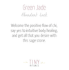 Green Jade Heart