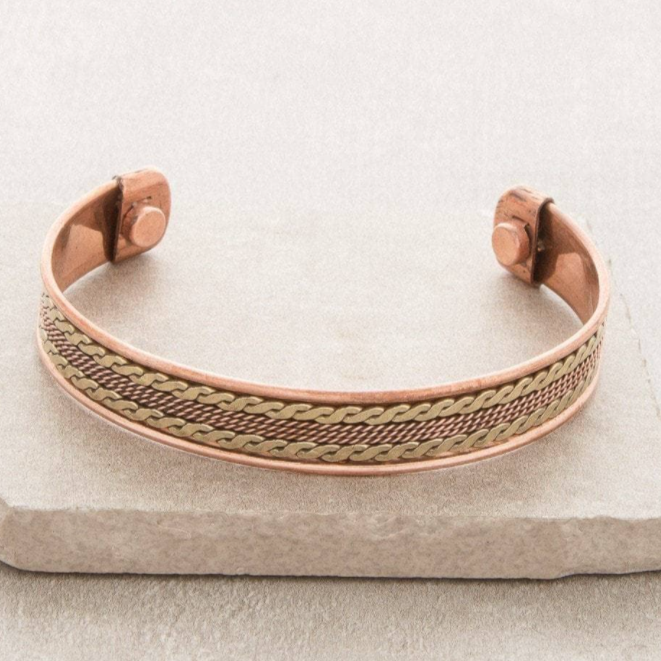 Eternal Knot Magnetic Copper Bracelet