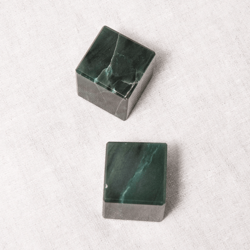 Green Jade Cube
