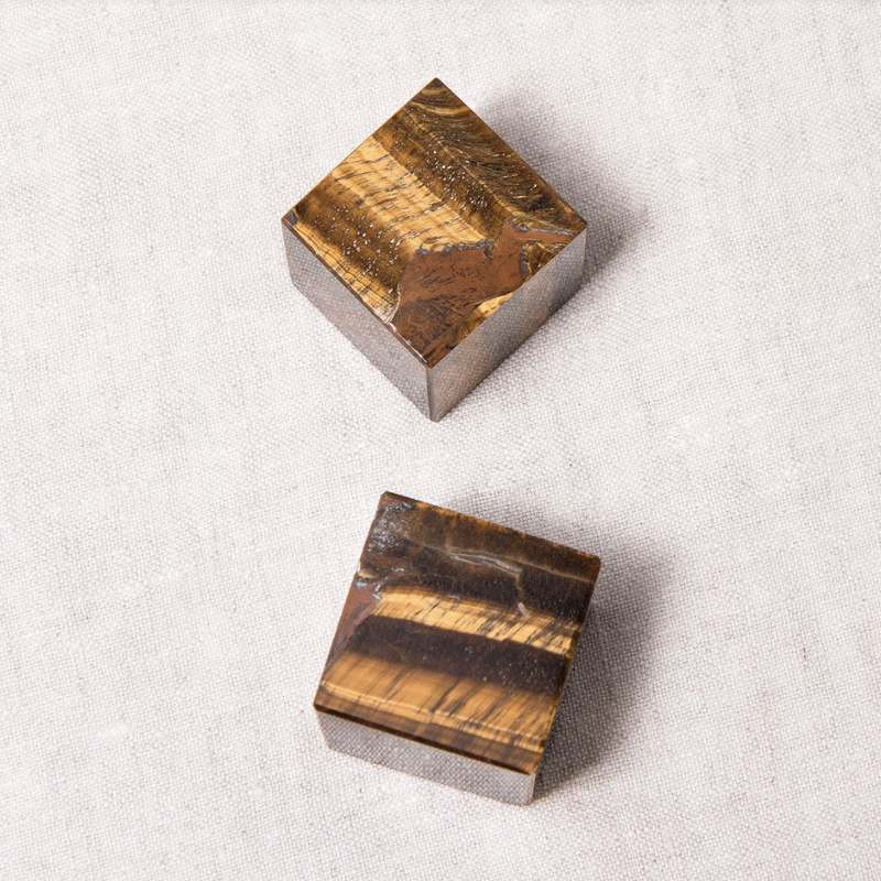 Tiger Eye Cube