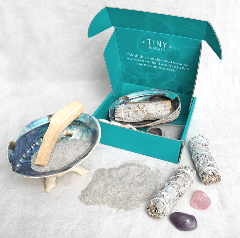 Smudge Starter Kit with Abalone Shell