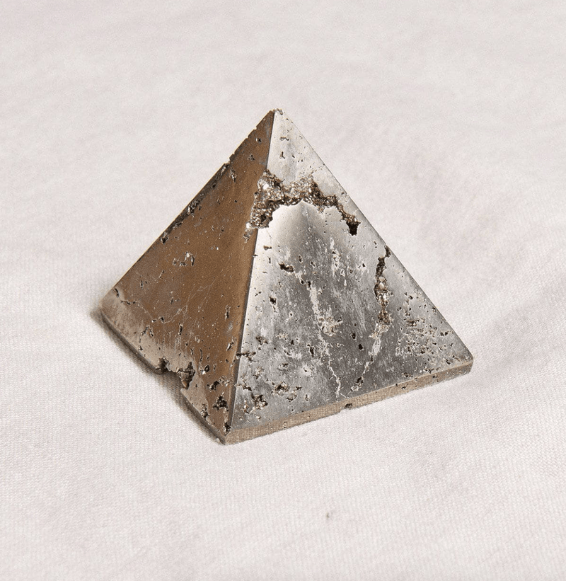 Natural Pyrite Pyramid - AAA Premium Quality