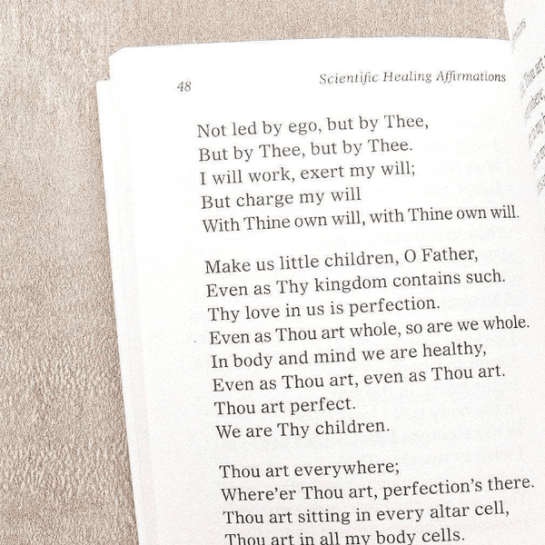 Scientific Healing Affirmations