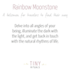 Rainbow Moonstone Energy Anklet