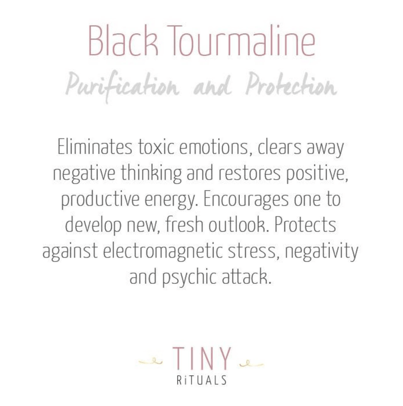Black Tourmaline Energy Anklet