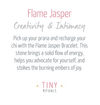 Flame Jasper Energy Bracelet 8mm
