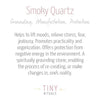 Smoky Quartz Worry Stone