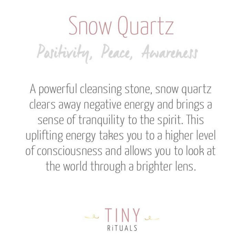 Snow Quartz Energy Bracelet