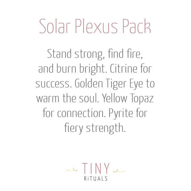 Solar Plexus Chakra Pack
