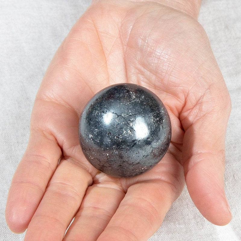 Hematite Sphere with Tripod