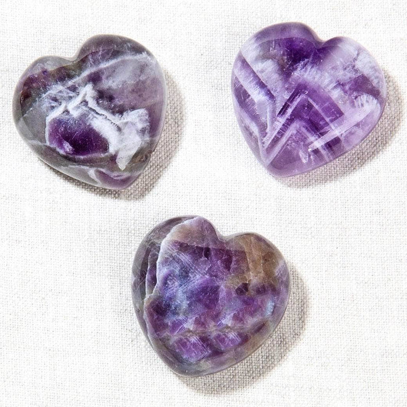 Amethyst Mini Heart Set