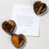 Tiger Eye Mini Heart Set