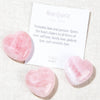 Rose Quartz Mini Heart Set