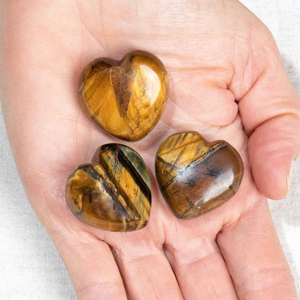Tiger Eye Mini Heart Gift Set