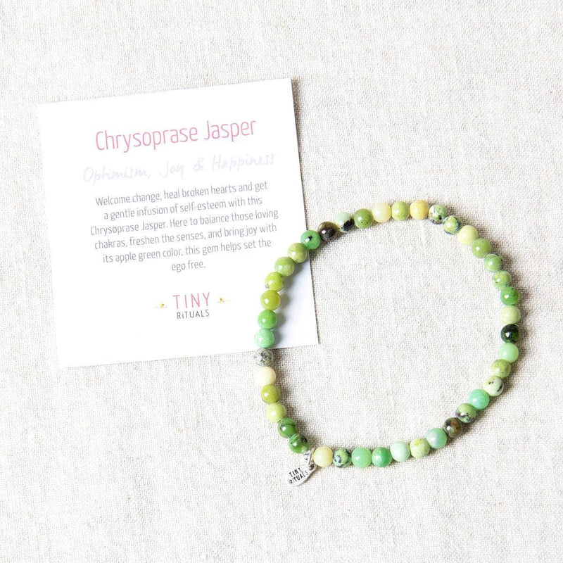 Chrysoprase Jasper Energy Bracelet