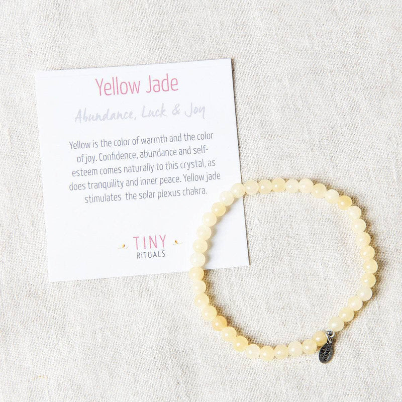 Yellow Jade Energy Bracelet