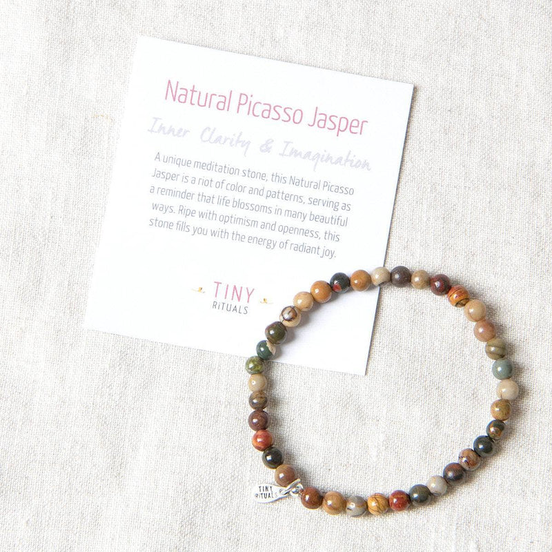 Natural Picasso Jasper Energy Bracelet