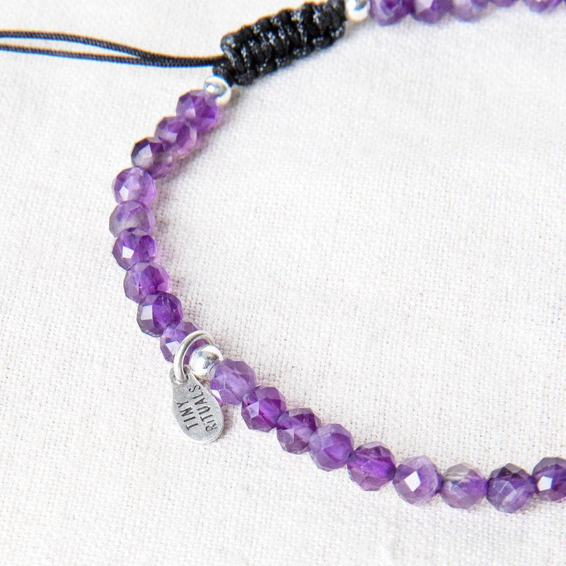 Amethyst Energy Anklet