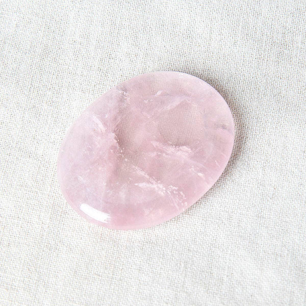 Rose Quartz Worry Stone