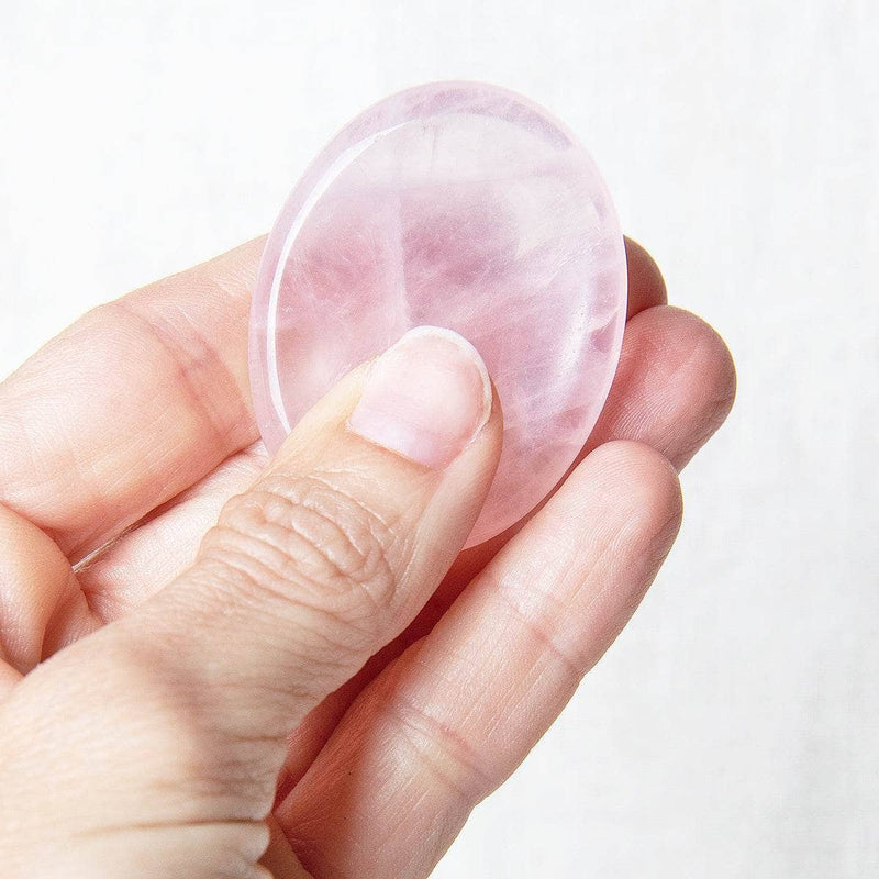 Rose Quartz Worry Stone