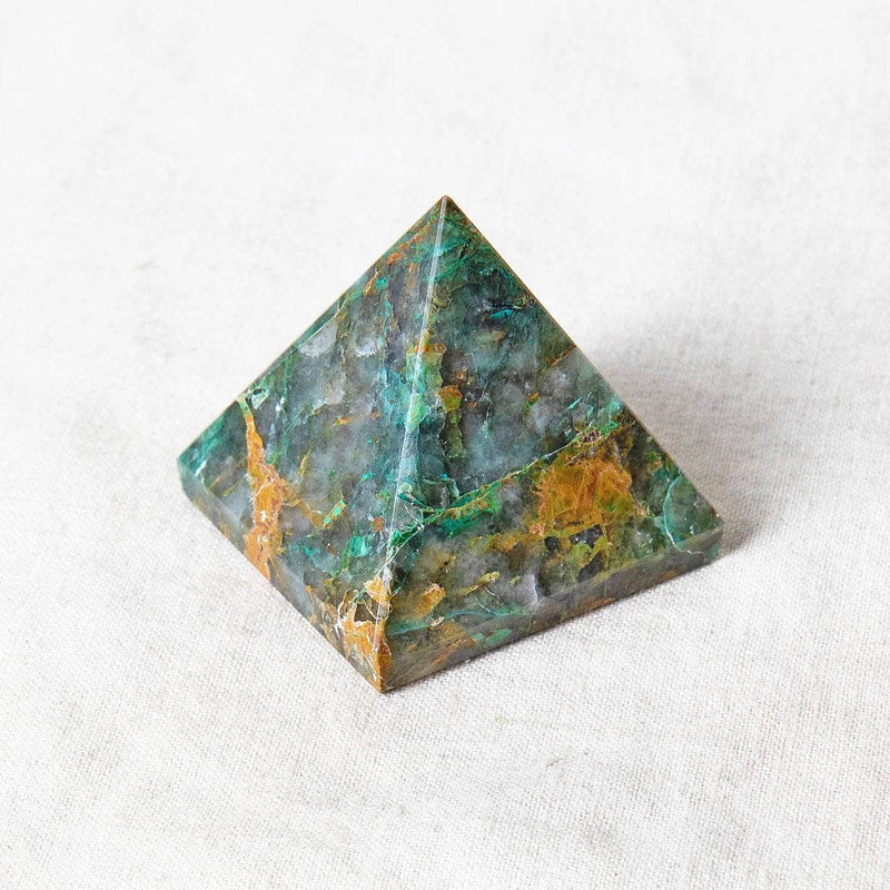 Chrysocolla Pyramid