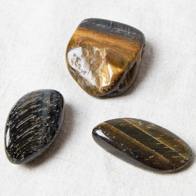 Blue Tiger Eye Stone Set