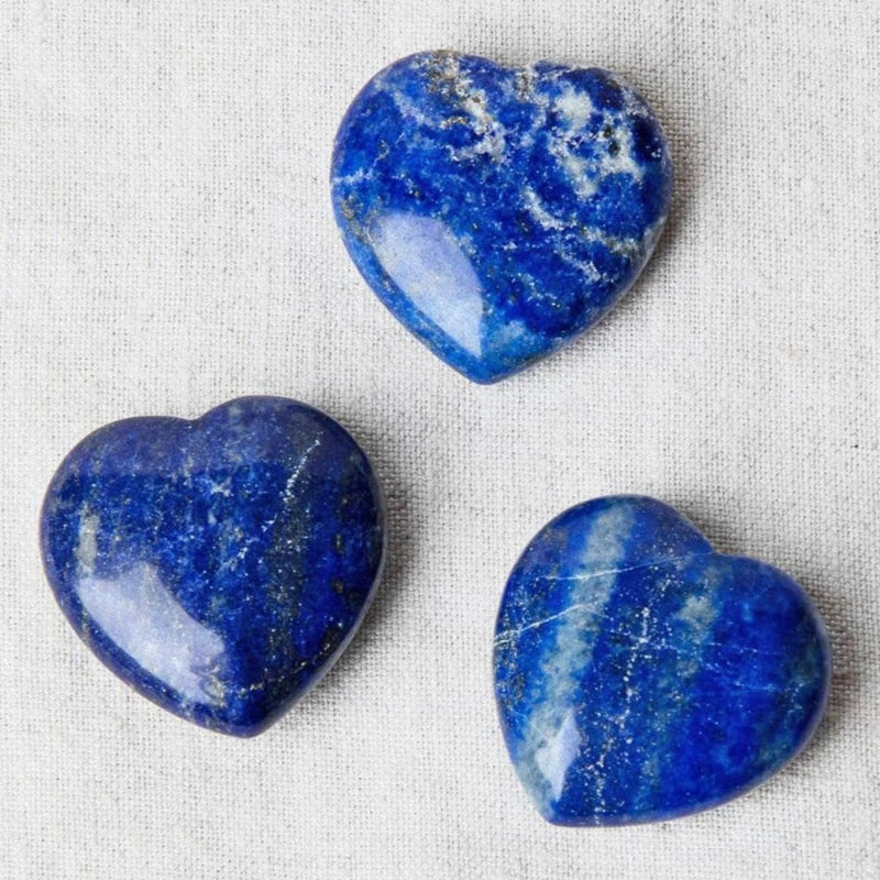 Lapis Lazuli Mini Heart Set