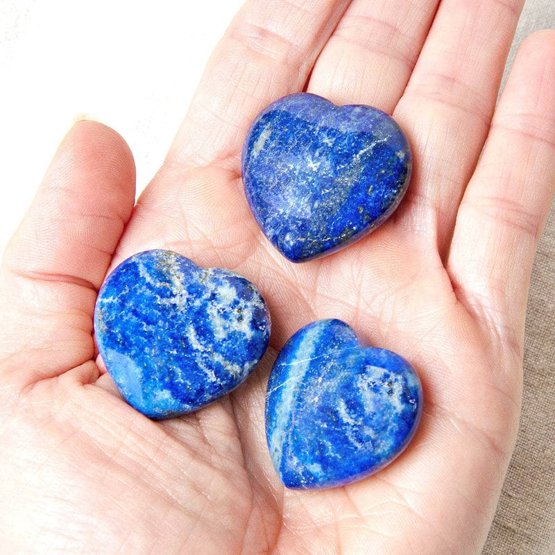 Lapis Lazuli Mini Heart Set