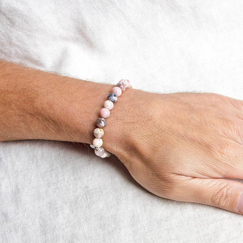 Amazon.com: Australian Pink Opal Bracelet Handmade 8mm Dainty Opal Beaded  Bracelet Blush Light Pink Gemstone Bracelet Gift Bracelet Healing Jewelry :  Handmade Products