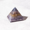 Purple Rainbow Fluorite Pyramid