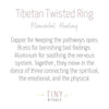 Tibetan Twisted Healing Ring