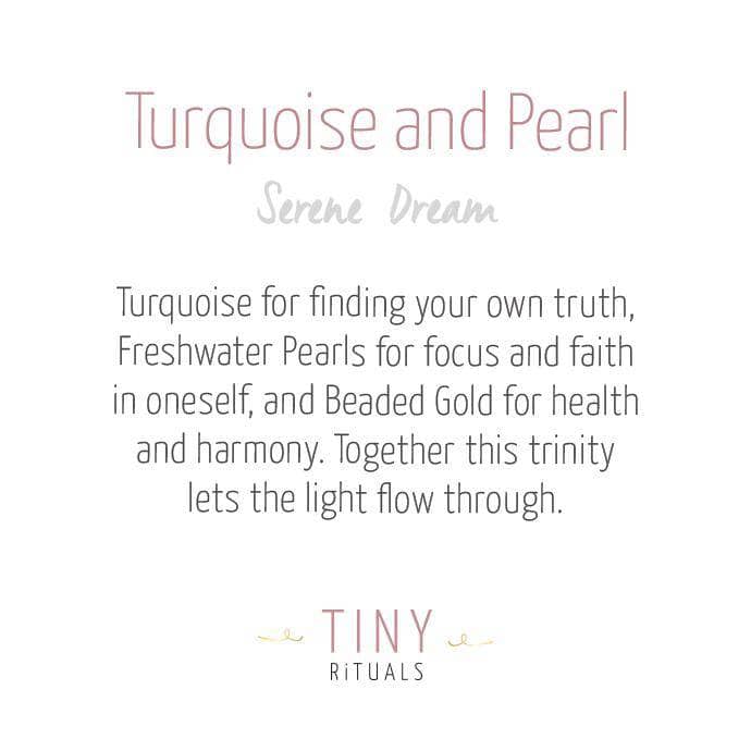 Turquoise and Pearl Bracelet