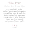Yellow Topaz Energy Bracelet