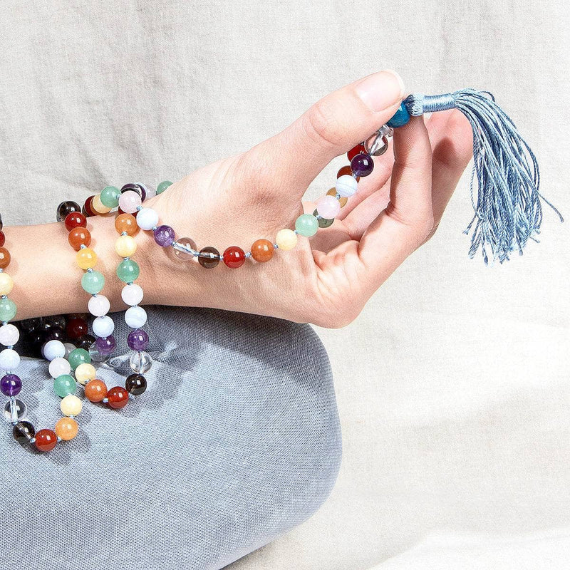 Chakra Psychic Mala - High-Energy Gemstones