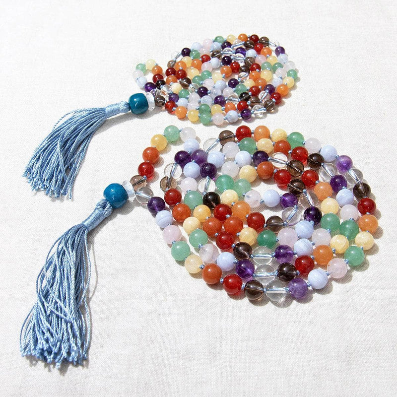 Chakra Psychic Mala - High-Energy Gemstones