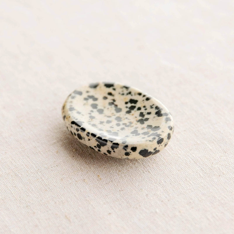 Dalmatian Jasper Worry Stone