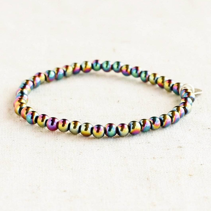 Rainbow Hematite Energy Bracelet