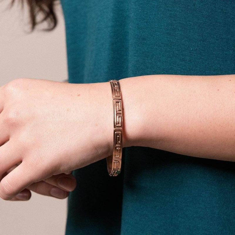 Aztec Copper Bangle